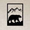 Febros Designs Metal Wall Decoration Bear in Wild