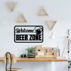 Febros Designs Metal Wall Decoration  Beer Zone