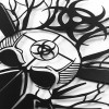 Febros Designs Metal Wall Decoration Biohazard Skull