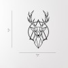FeBros Designs Metal Wall Decoration Deer Of Magic