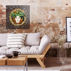 Febros Designs Metal Wall Decoration Framesope Medusa 