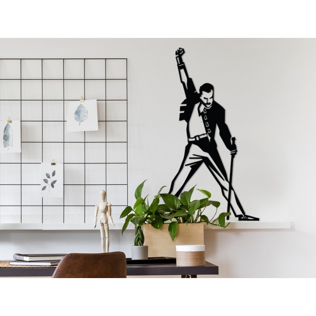Febros Designs Metal Wall Decoration  Freddie Mercury
