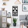 Febros Designs Metal Wall Decoration Planet Panda