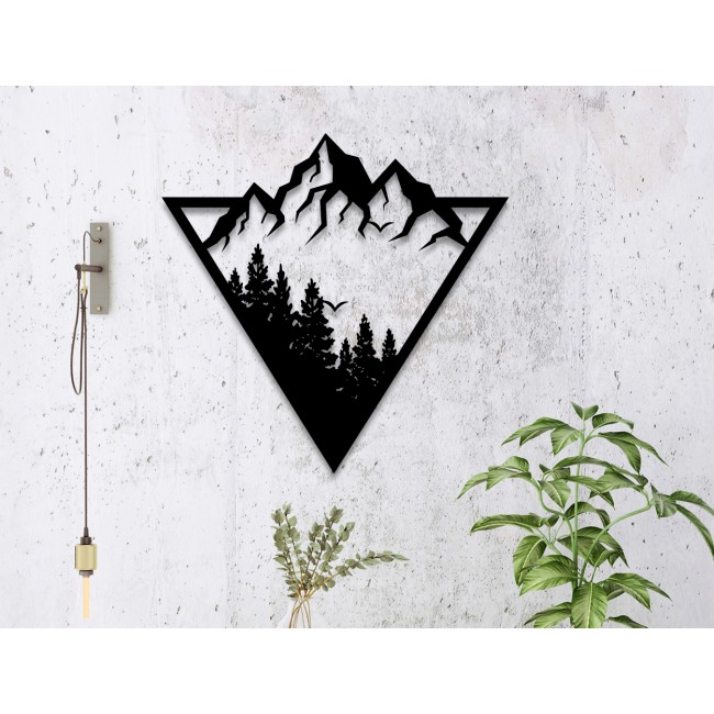 Febros Designs Metal Wall Decoration Rocky Mountain