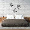 Febros Designs Metal Wall Decoration Swallow Birds