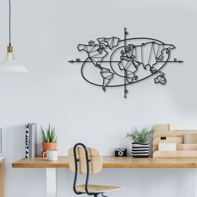 Febros Designs Metal Wall Decoration Trajectory of the Planet