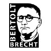 Brecht mit Schriftzug