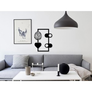 Febros Designs Metal Wall Decoration Switch on/off